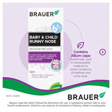 Brauer Baby & Child Runny Nose Relief 6 months+ - 100mL