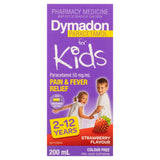 Dymadon Paracetamol 2-12 years Strawberry 200ml  8740