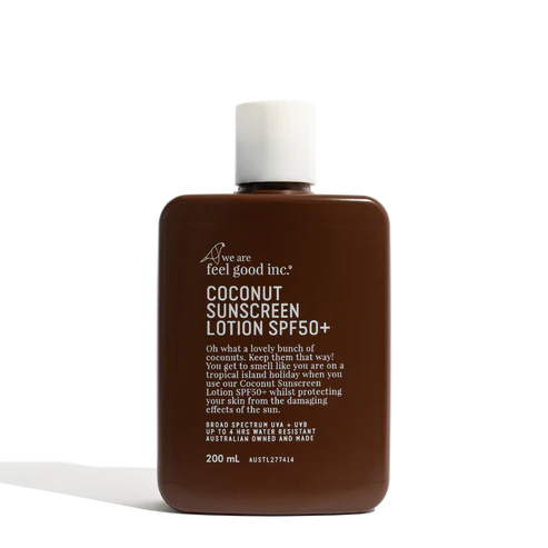 FEEL GOOD INC COCONUT SUNSCREEN SPF50+ 200MLS