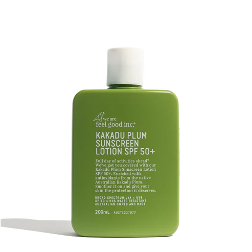 FEEL GOOD INC KAKADU PLUM SUNSCREEN SPF50+ 200MLS