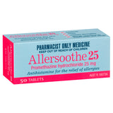 Allersoothe Tablets 25mg 50