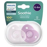 Avent Soothie 0-6 Month 2Pk Blue or Pink