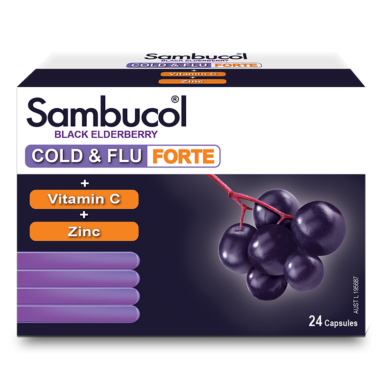 Sambucol Cold & Flu Forte Capsules