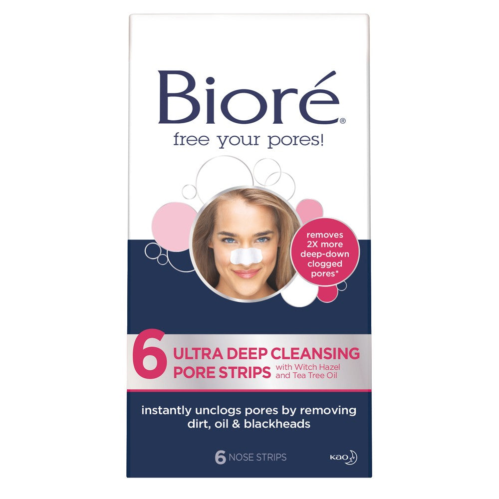 Biore Pore Strip Ultra Pack 6