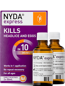 Nyda Express Head Lice Treatment Family Pack 100mL (contains 2 x 50mL)