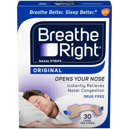 Breathe Right Nasal Tan 30 Strips