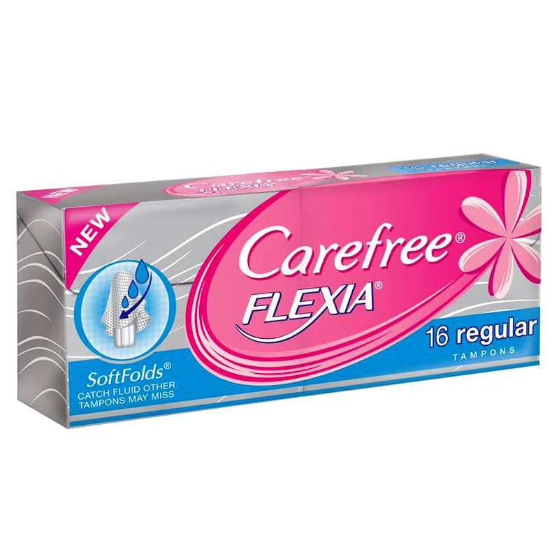 Carefree Tampon Flexia Regular 16's