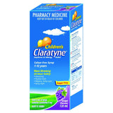 Claratyne Children's Colour-Free (Grape) Syrup
