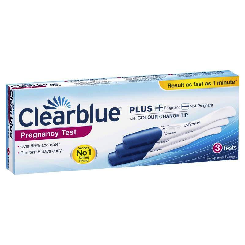 Clearblue Plus Pregnancy Test 3 Packs