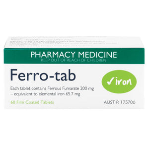 Ferro-Tab 200mg 60 Tablets
