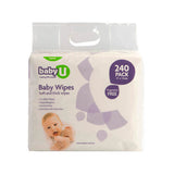 Baby U Baby Wipes Fragrance Free