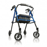 Hugo Fit 6 Rollator Walker Seat Blue