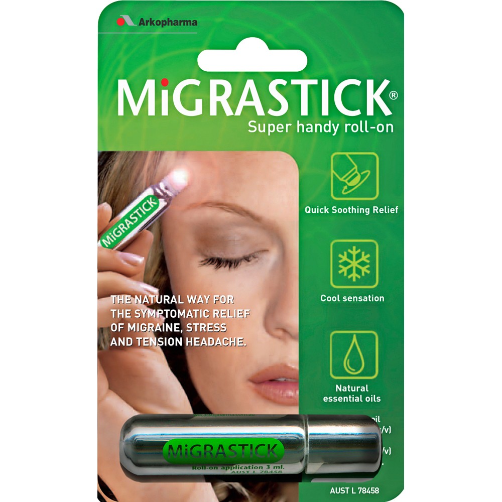 Migrastick Roll-on 3mL Blister Pack