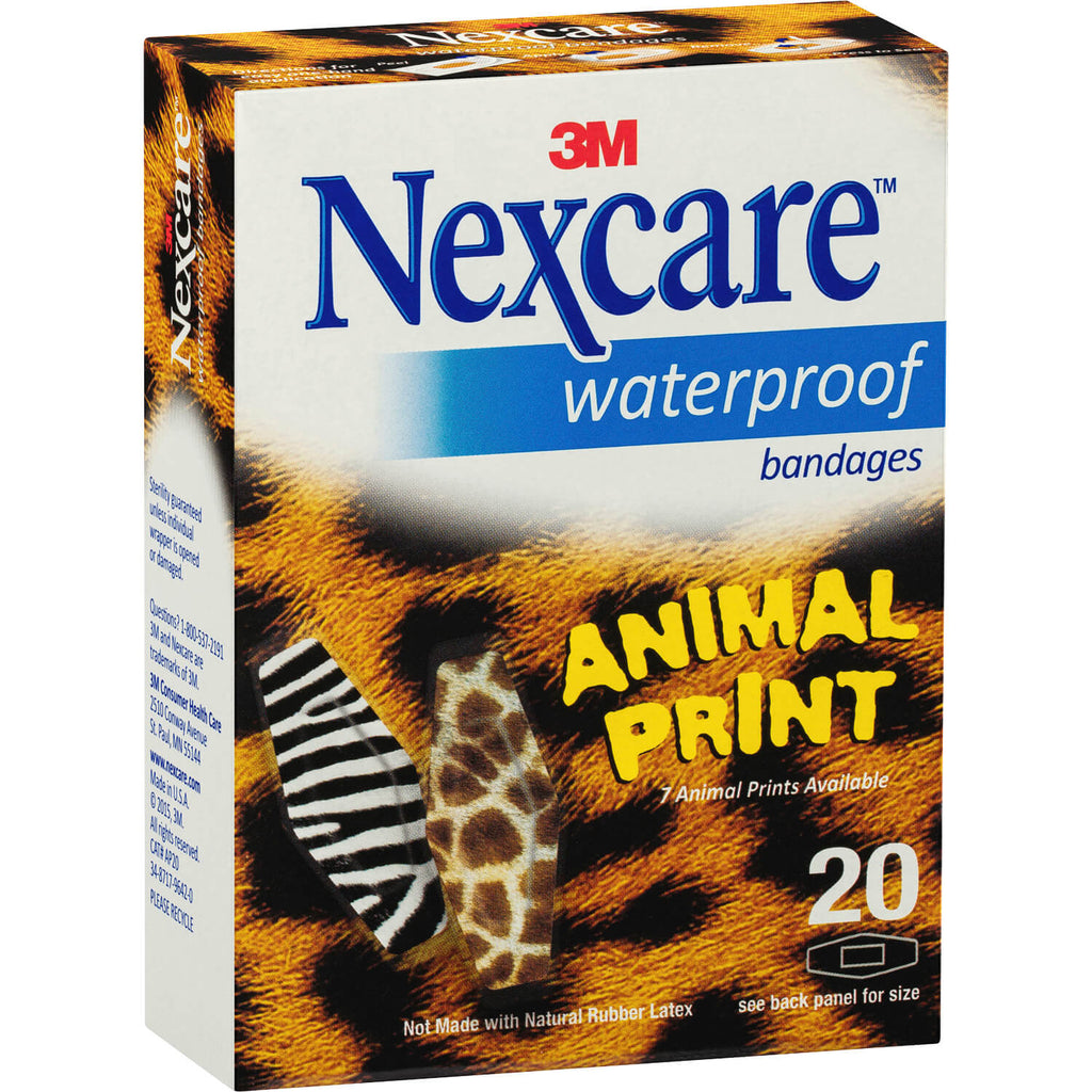 Nexcare Waterproof Animal Strips 20