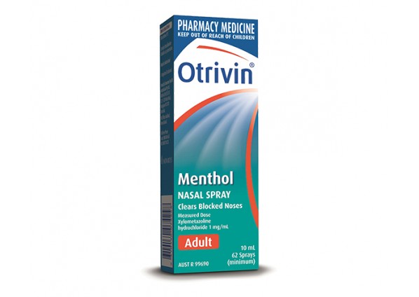 Otrivin Adult Metered Dose Nasal Spray Menthol 10mL