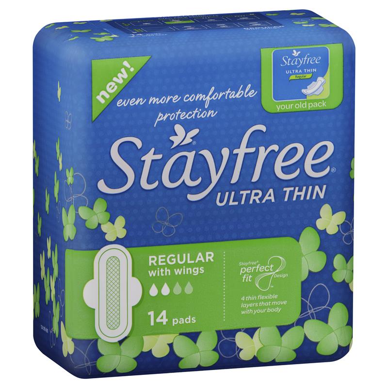 Stayfree Ultra Thin Regular Wings 14