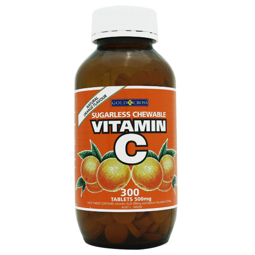 Vit C 500mg 300 Orange (Gold Cross)