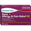 Chemists' Own Sinus + Allergy + Pain Relief 24 ( Was HayFever Sinus Relief)