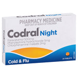 Codral PE Night 24 Tablets