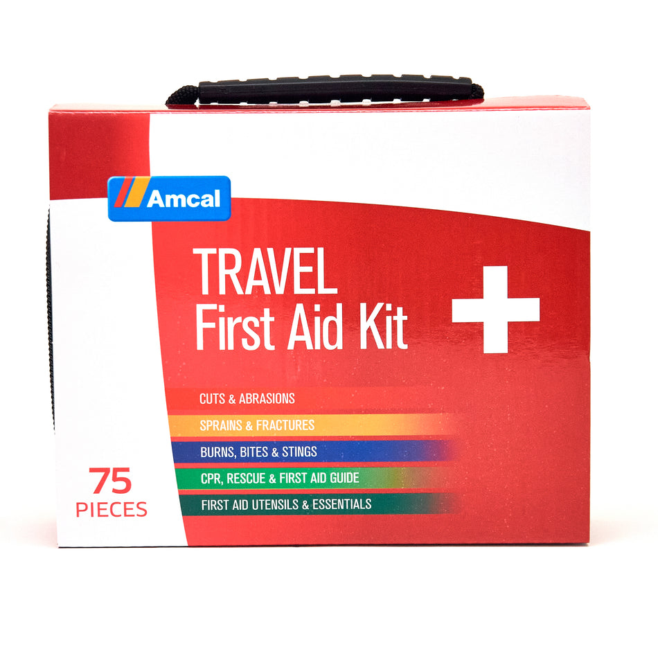 Amcal First Aid Travel Kit 75pk