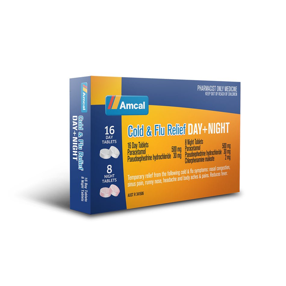 Amcal Cold & Flu Day&Night 24tabs