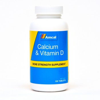 Amcal Calcium & Vit D 120Tab Bt