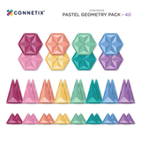 CONNETIX -PASTEL Geometry Pack 40pieces