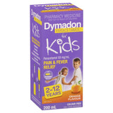 Dymadon Paracetamol 2-12 years Orange 200ml  7781