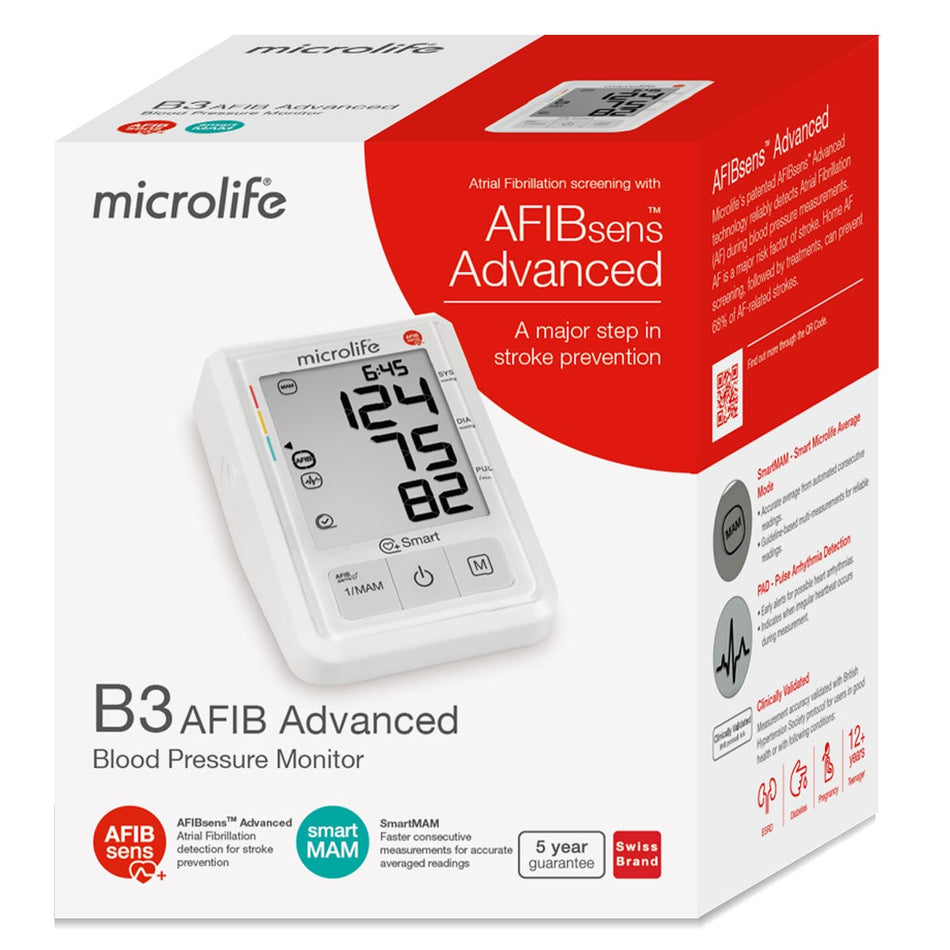 Microlife B3 Blood Pressure Monitor (was A200) Blood pressure monitor with stroke risk detection