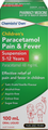 Chemists Own Paracetamol Pain & Fever Suspension 5-12yrs 100mls