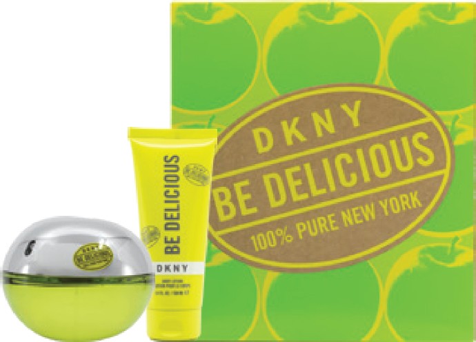 DKNY Be Delicious For Women Eau De Parfum 30mL & Body Lotion 2 Piece Set