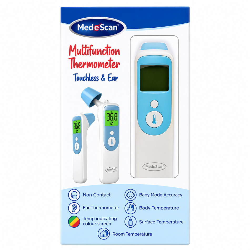 MedeScan Multifunction Thermometer – Touchless & Ear