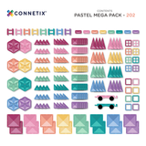 CONNETIX -Pastel MEGA pack 202 pieces