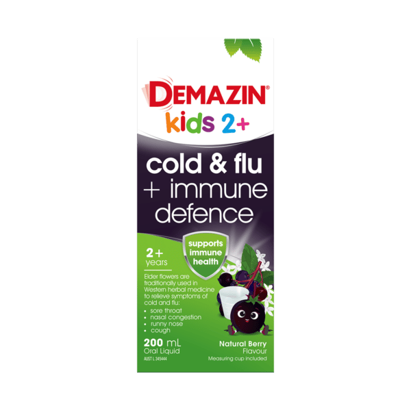 Demazin Cold & Flu + Immune Defense 200mL  6305