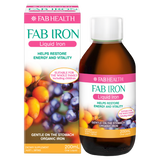 Fab Iron Liquid 200mL - unavailable as at Jan 2024. All order will be sent when our backorders arrive.