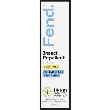**FEND Insect Repellent LOTION 120MLS EXPIRY 09/2026**