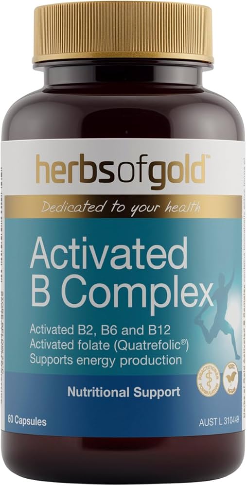 HERBS OF GOLD ACTIVATED B COMPLEX 60 CAPS
