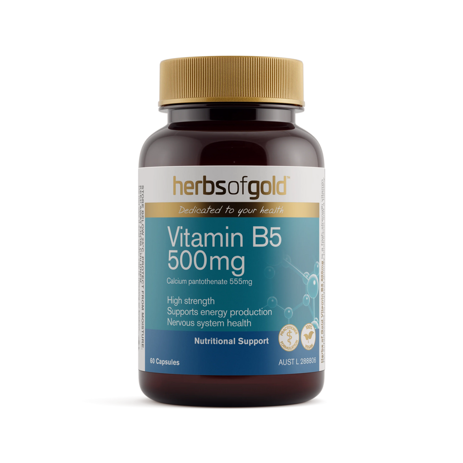 HERBS OF GOLD B5 500MG 60 CAPS