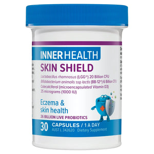 INNER HEALTH SKIN SHIELD  30 CAPS ***SHORT DATED**