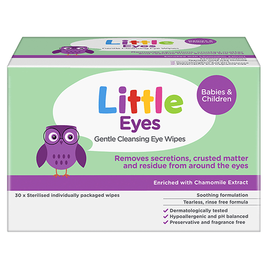 Little Eyes Gentle Cleansing Eye Wipes 30  0545