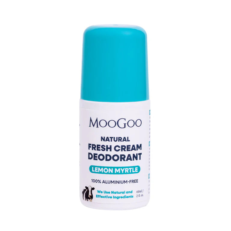 MooGoo Fresh Cream Deodorant - Lemon Myrtle 60mls