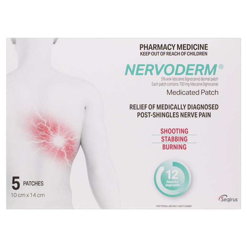 NERVODERM PATCHES 5pk