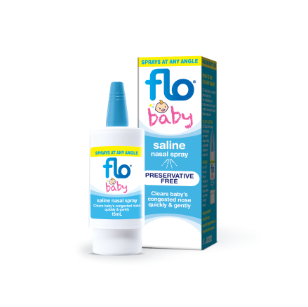 Flo Baby Saline+ Nasal Spray 15ml 0073