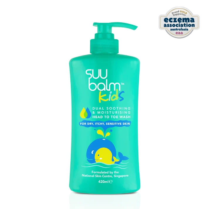 Suu Balm® SuuBalm Kids Head-to-Toe Wash 420mL - Soothing and Moisturising