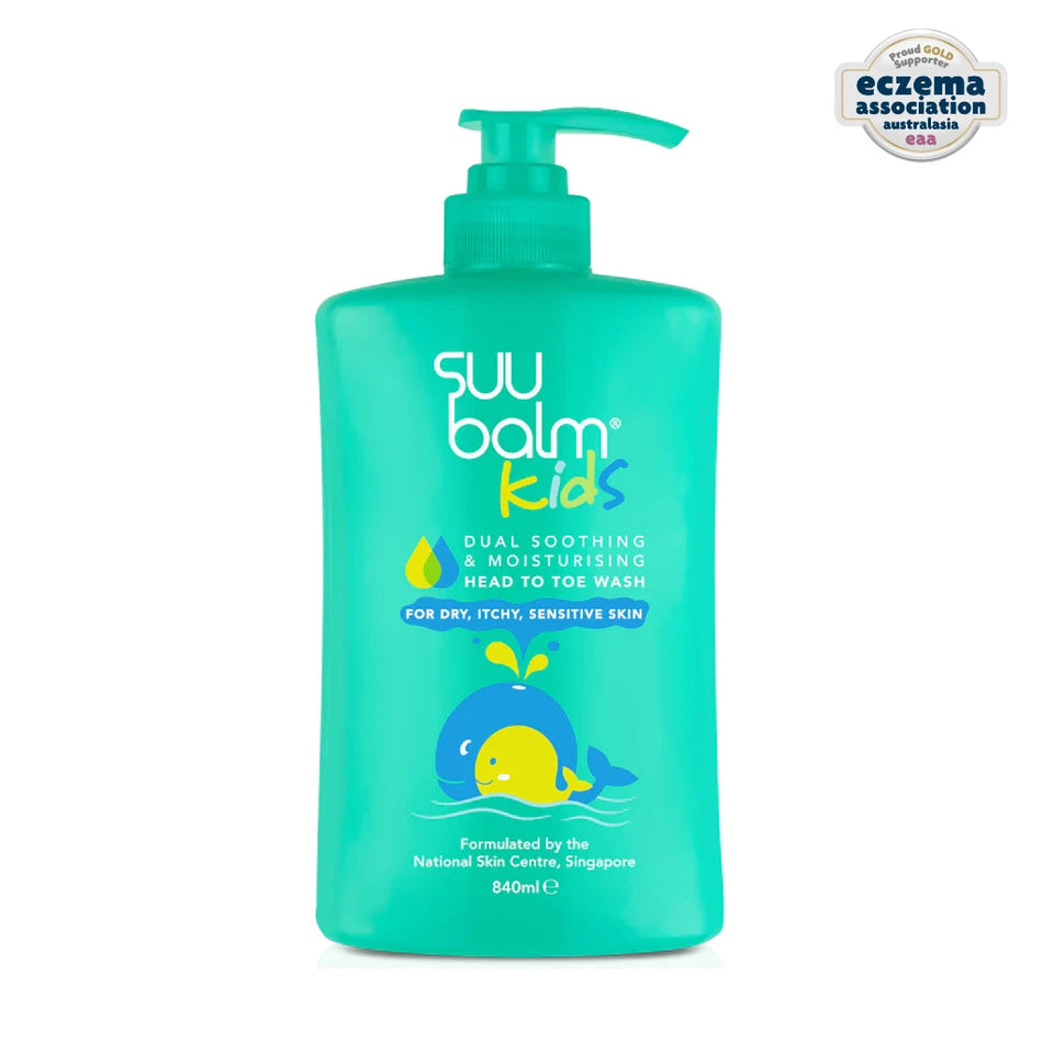 Suu Balm® SuuBalm Kids Head-to-Toe Wash 840mL - Soothing and Moisturising