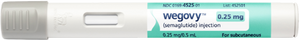 WEGOVY FLEXTOUCH 1.5ML PRE FILLED PENS (0.25MG)