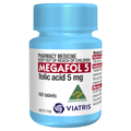 Folic Acid 0.5mg 100 (Megafol)