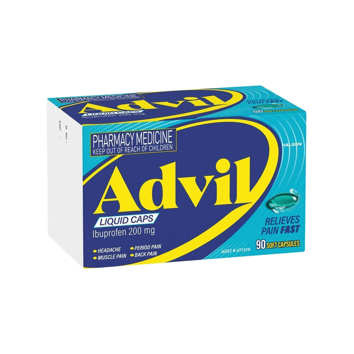 Advil Liquid Capsules (3 variants: 20/40/90 caps)