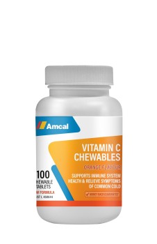 AMCAL VIT C CHEWABLES 100 TABS
