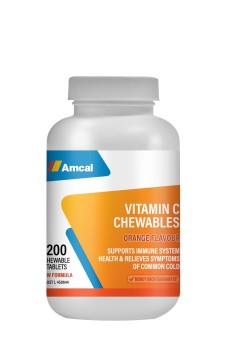 AMCAL VIT C CHEWABLES 200TAB